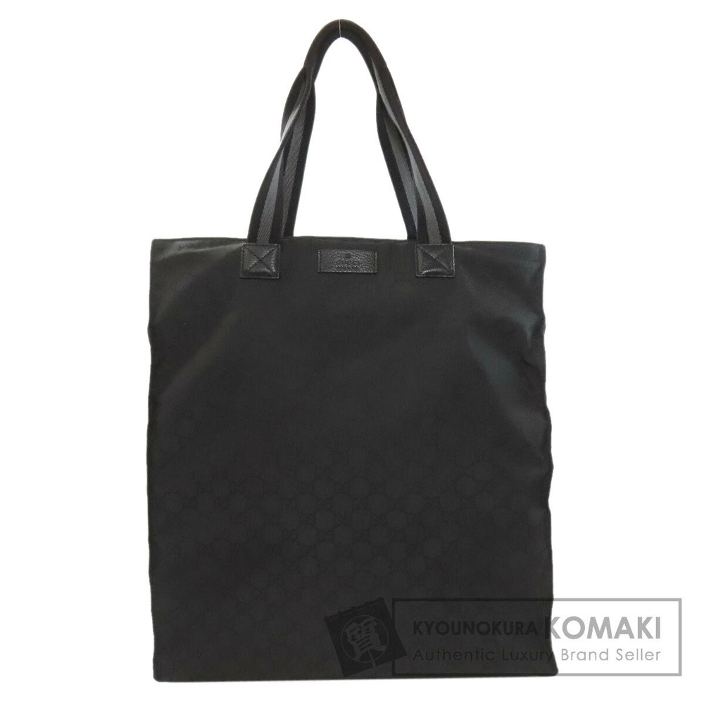 Gucci GG Canvas Abbey tote brown leather